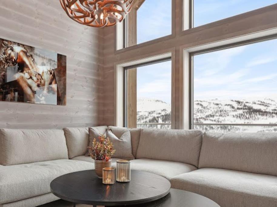 Flygende Utsiktshytte Med Magisk Utsikt Sogndal Bagian luar foto