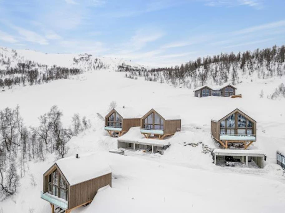 Flygende Utsiktshytte Med Magisk Utsikt Sogndal Bagian luar foto