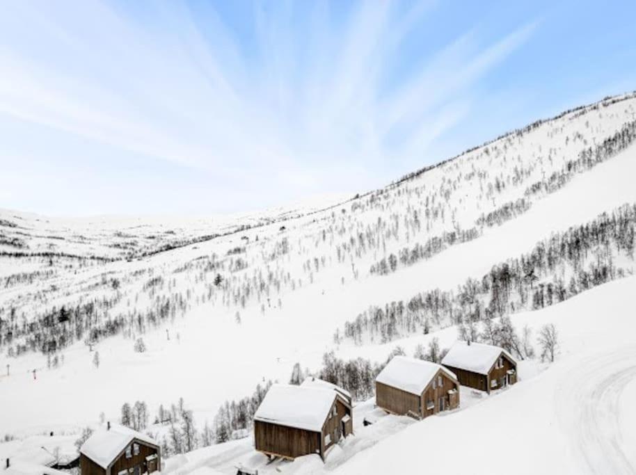 Flygende Utsiktshytte Med Magisk Utsikt Sogndal Bagian luar foto
