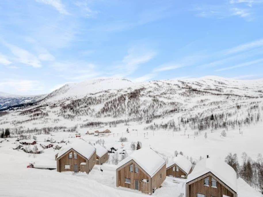 Flygende Utsiktshytte Med Magisk Utsikt Sogndal Bagian luar foto