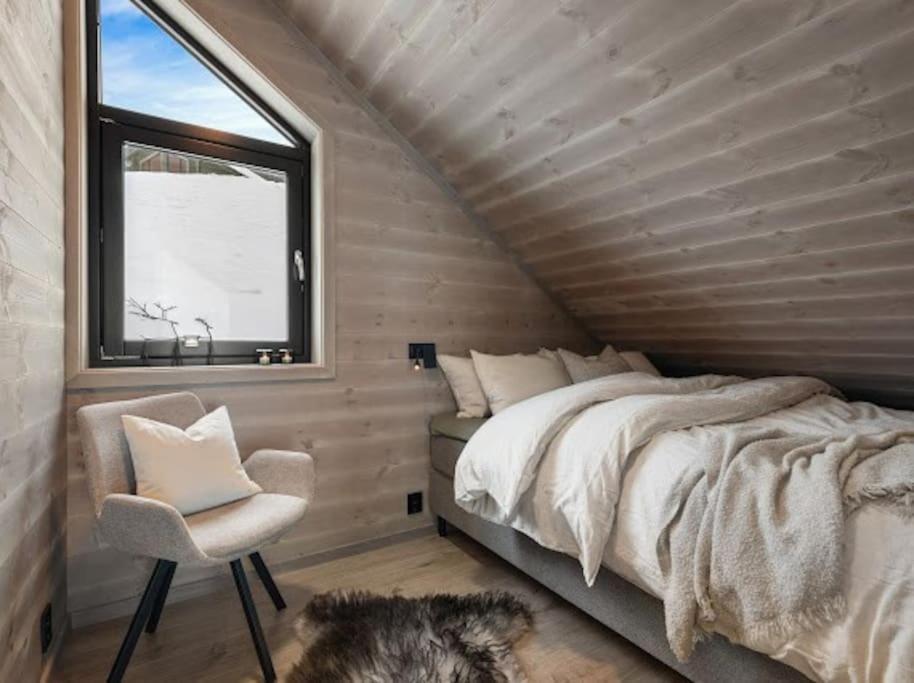 Flygende Utsiktshytte Med Magisk Utsikt Sogndal Bagian luar foto