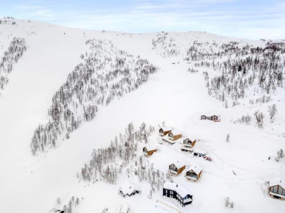 Flygende Utsiktshytte Med Magisk Utsikt Sogndal Bagian luar foto