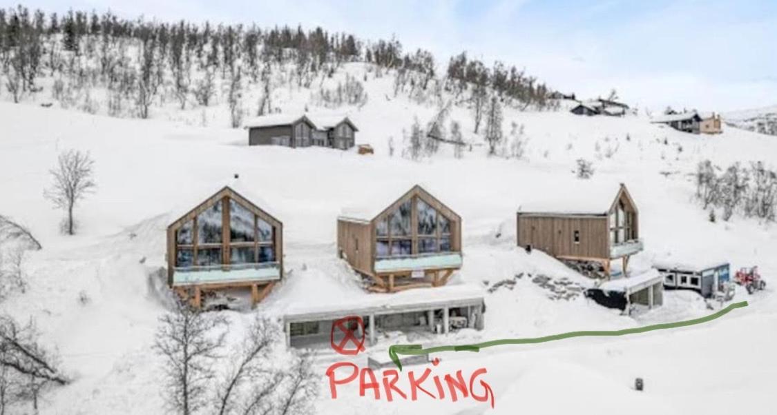 Flygende Utsiktshytte Med Magisk Utsikt Sogndal Bagian luar foto